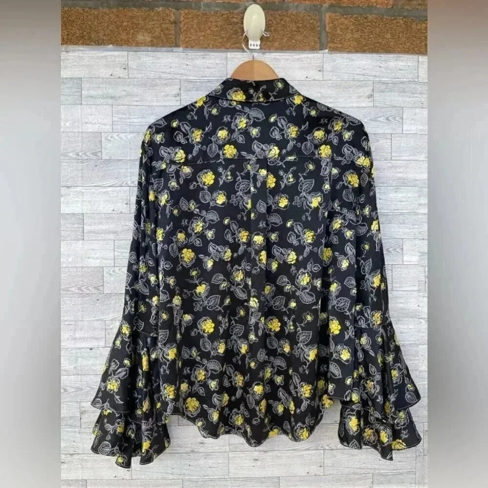 Cinq à SeptKirby Floral Silk Top medium - Picture 7 of 12